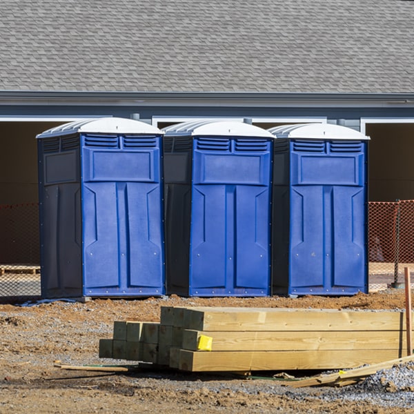 what is the maximum capacity for a single porta potty in West Providence Pennsylvania